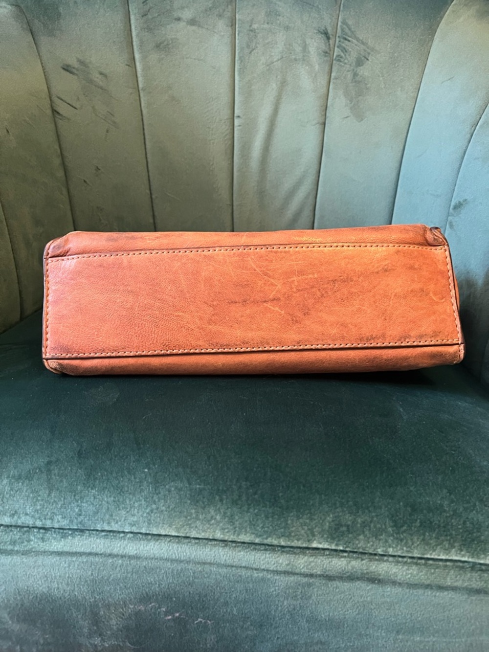 Frye Ella Flap Women’s Brown Leather Shoulder Bag - Picture 7 of 16